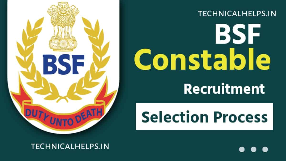 BSF Head Constable Recruitment 2025 Radio Operator & Radio Mechanic