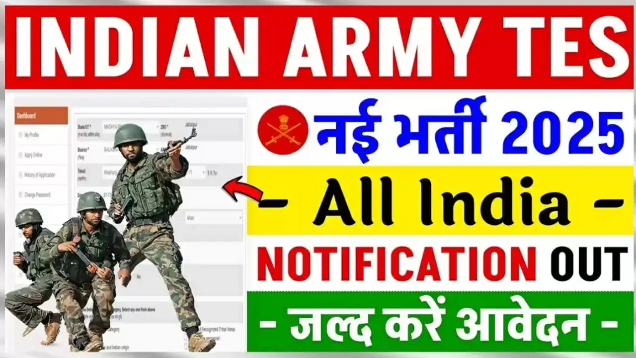 Indian Army 10+2 TES 55 Recruitment 2025 – Apply Online for 90 Technical Officer Posts
