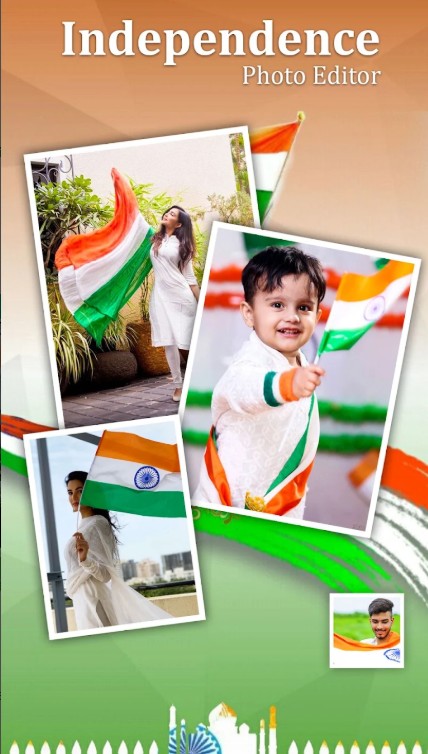 Independence Day Photo Editor photo frames and patriotic designs